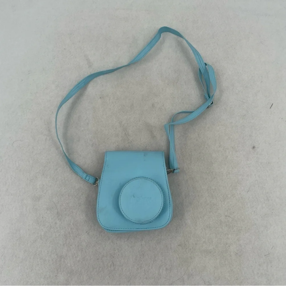 FUJI MINI 9 Groovy Case Ice Blue Instax shoulder Strap